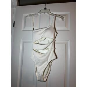 Aerie Off the Shoulder One Piece Swimsuit